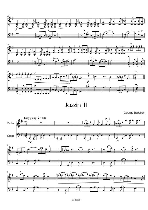 Roots Of Jazz - noty a skladby pro housle a violoncello