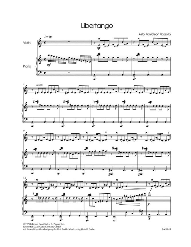 Tango Classics - housle a klavír