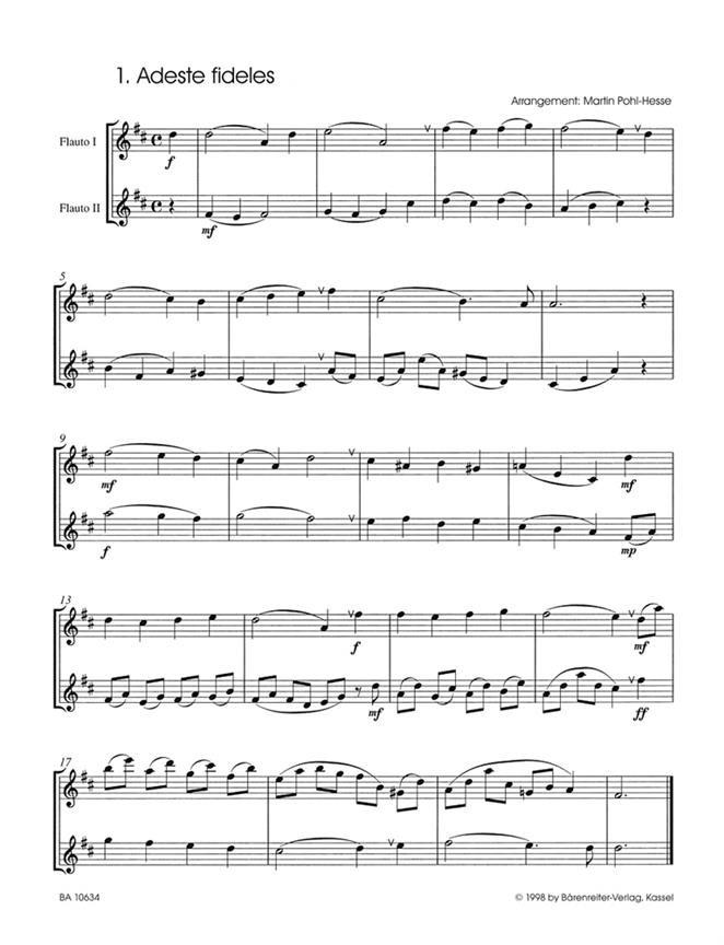 Christmas Hits - for two Flutes - pro dvě příčné flétny
