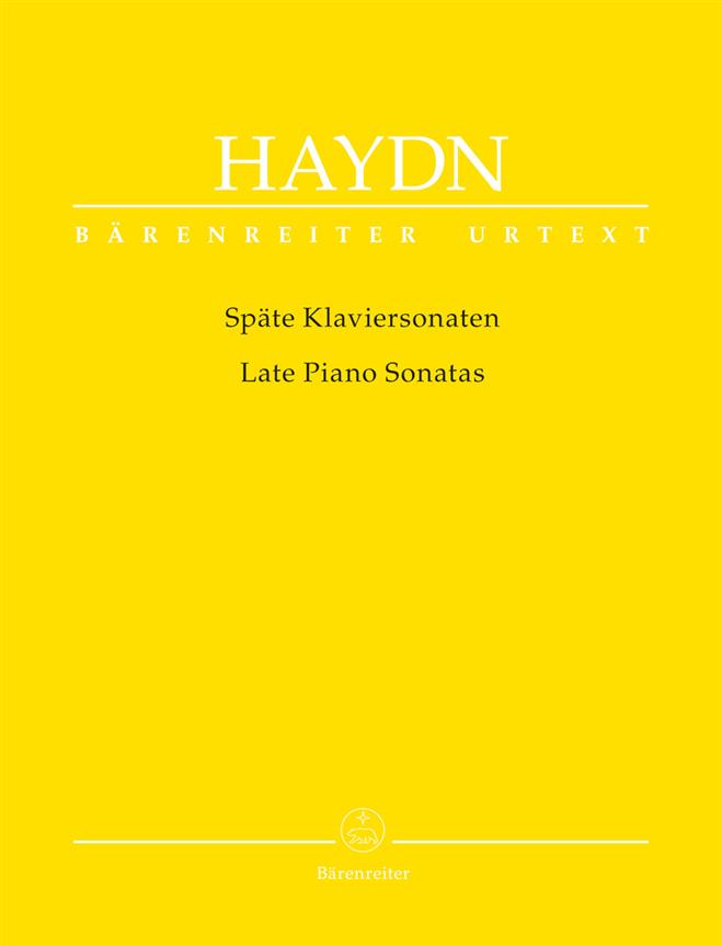 Late Piano Sonatas - Urtext with fingering - pro klavír