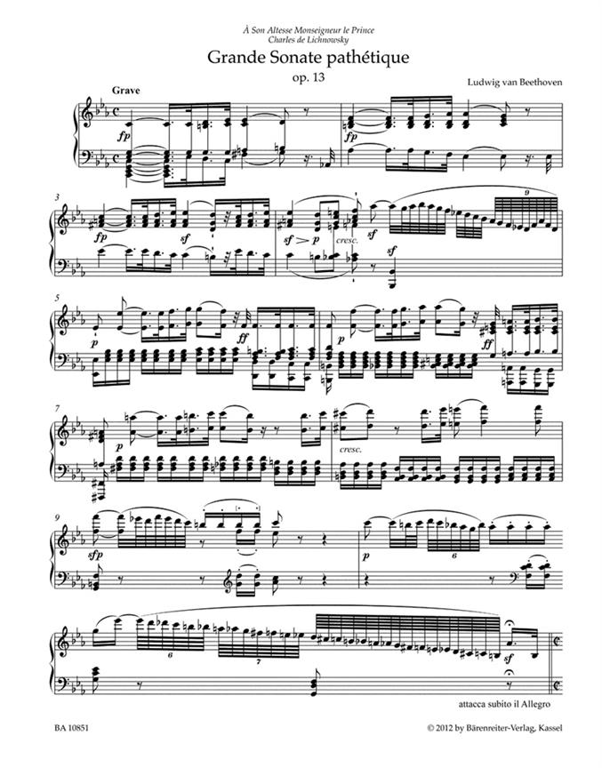 Sonata In C Minor Op.13 - pro klavír