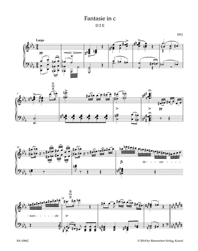 Fantasies For Piano - for Piano - pro klavír