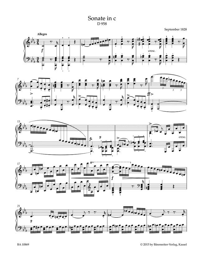 Sonata In C Minor For Piano - pro klavír