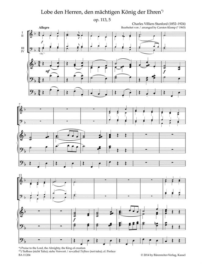 Organ Plus Brass Band Iv Cathedral Sounds - SCORE AND PARTS - noty pro varhany