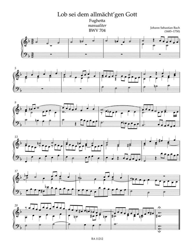 An Easy Bach Organ Album - noty pro varhany