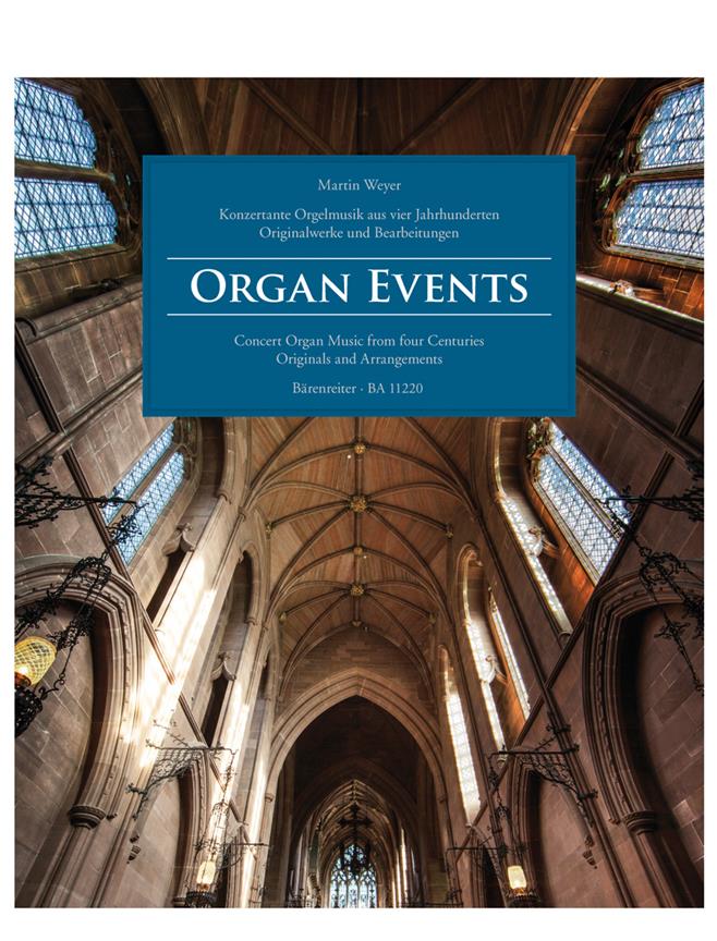 Organ Events. Concert Organ Music from five Cent. - noty pro varhany