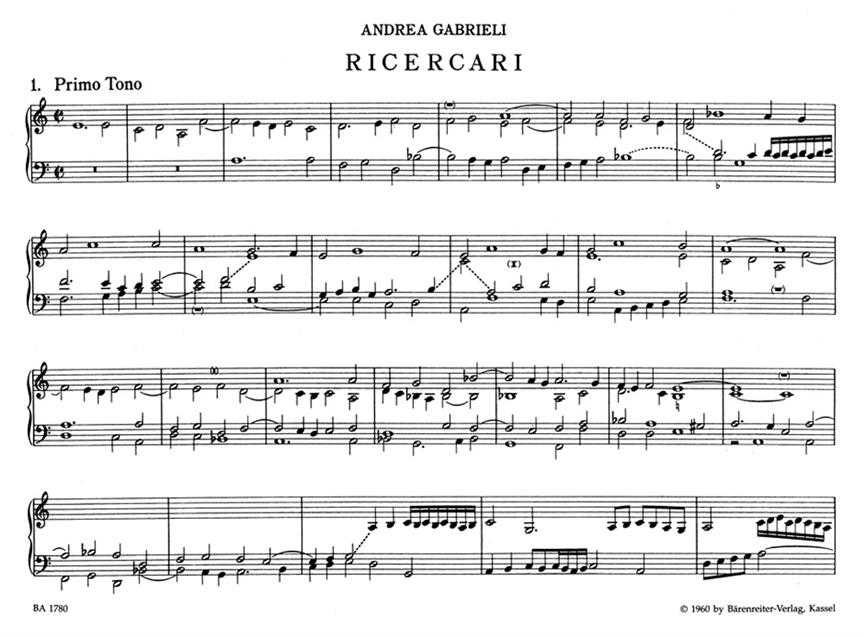 Ricercari for Organ - for Organ - noty pro varhany