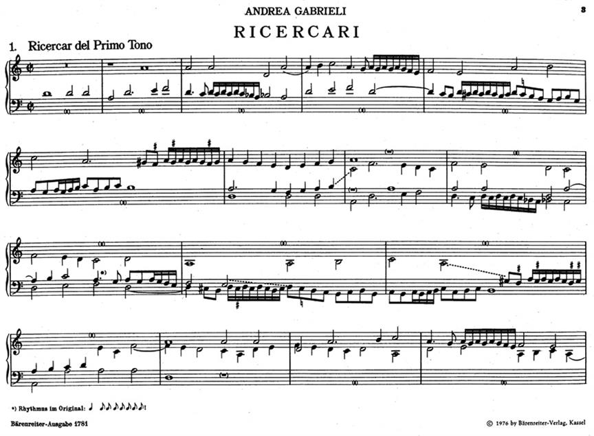 Ricercari for Organ - for Organ - noty pro varhany