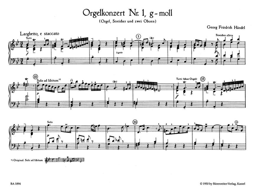 Concerten 1 Op.4 (1-3) - noty pro varhany