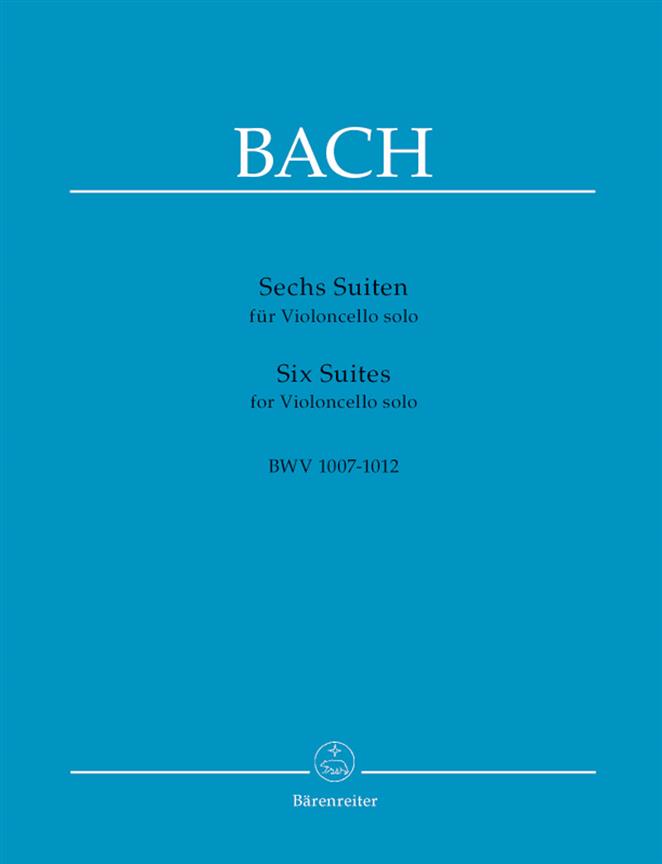 Six Suites For Cello Solo BWV 1007-1012 - Six Suites for Violoncello BWV 1007-1012 - noty na violoncello