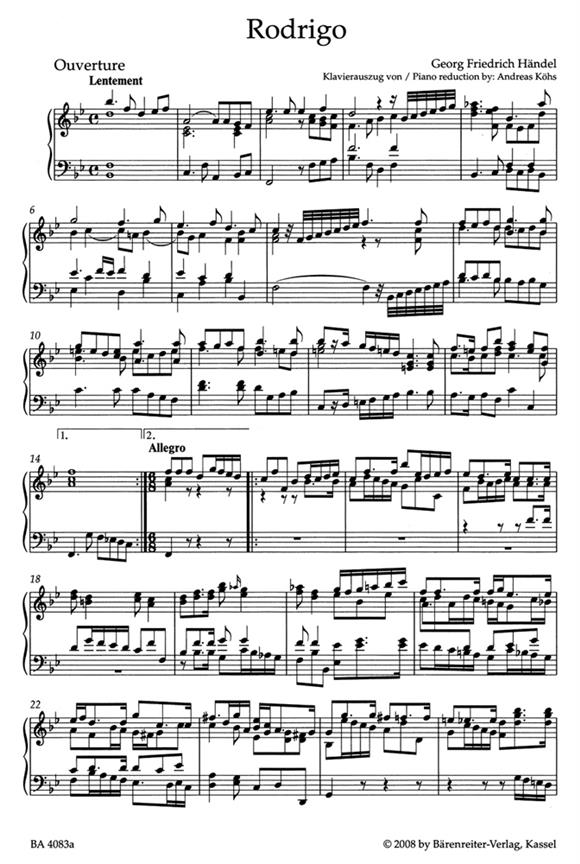 Rodrigo Hwv5 - opera