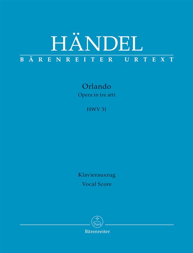 Orlando HWV 31 - New revised edition - opera