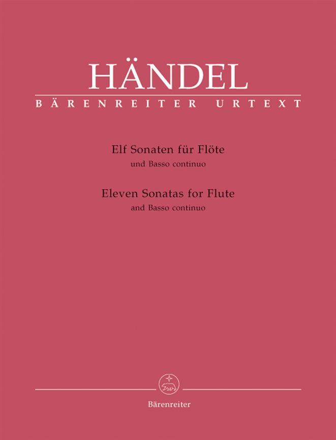 Eleven Sonatas For Flute And Basso Continuo - příčná flétna a klavír