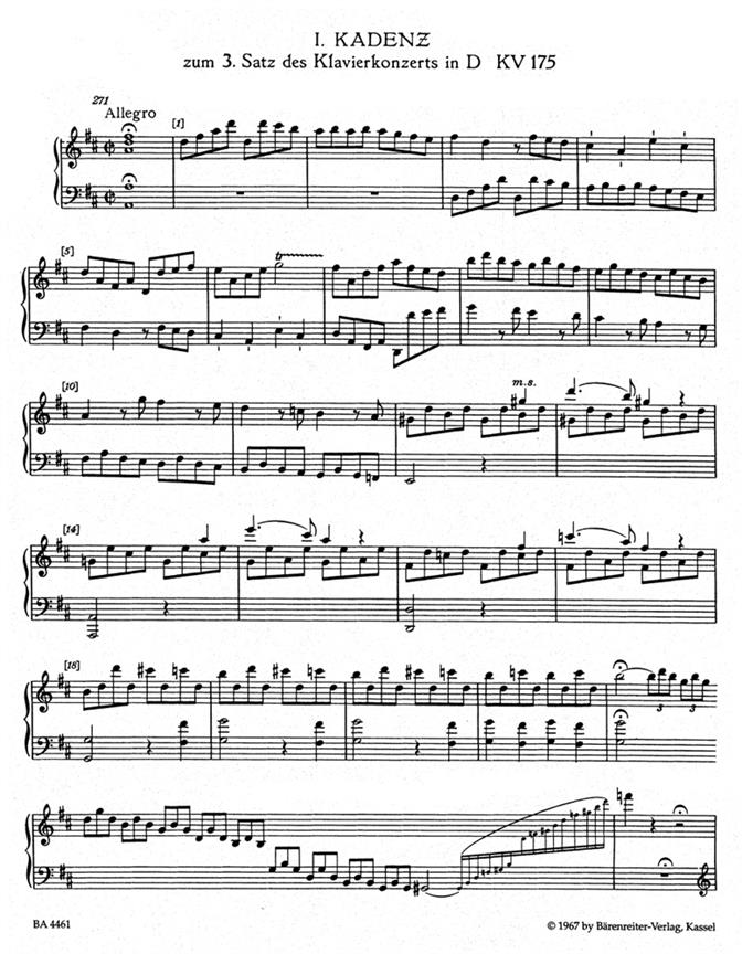 Cadenzas - pro klavír