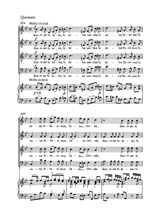 Creation Mass In B Flat Hob.XXII - arie a klavír