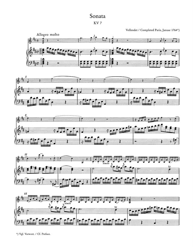 Four Sonatas for Piano (Harpsichord) and Violin - for Piano (Harpsichord) and Violin - housle a klavír