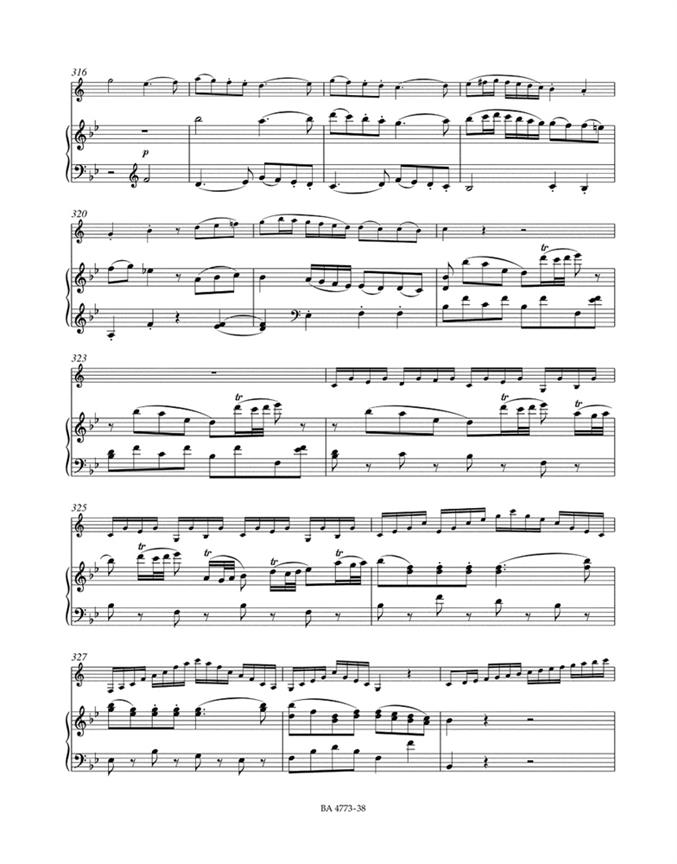 Clarinet Concerto In A K.622 - Transposed version into B-flat major for Bb Clarinet & Piano - klarinet a klavír
