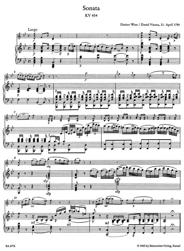 Sonatas For Piano And Violin - for Piano and Violin - housle a klavír