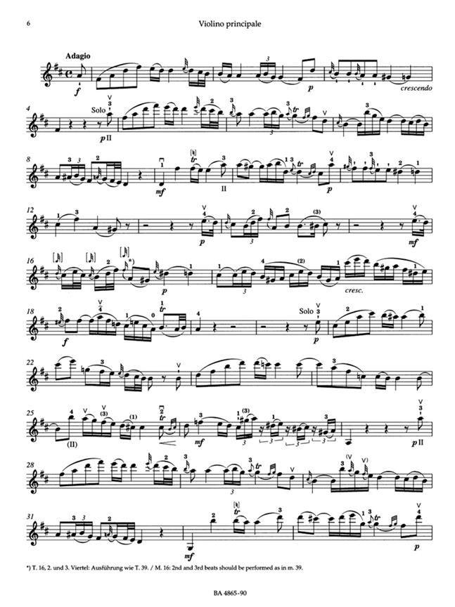 Violin Concerto No.3 In G K.216 - pro housle