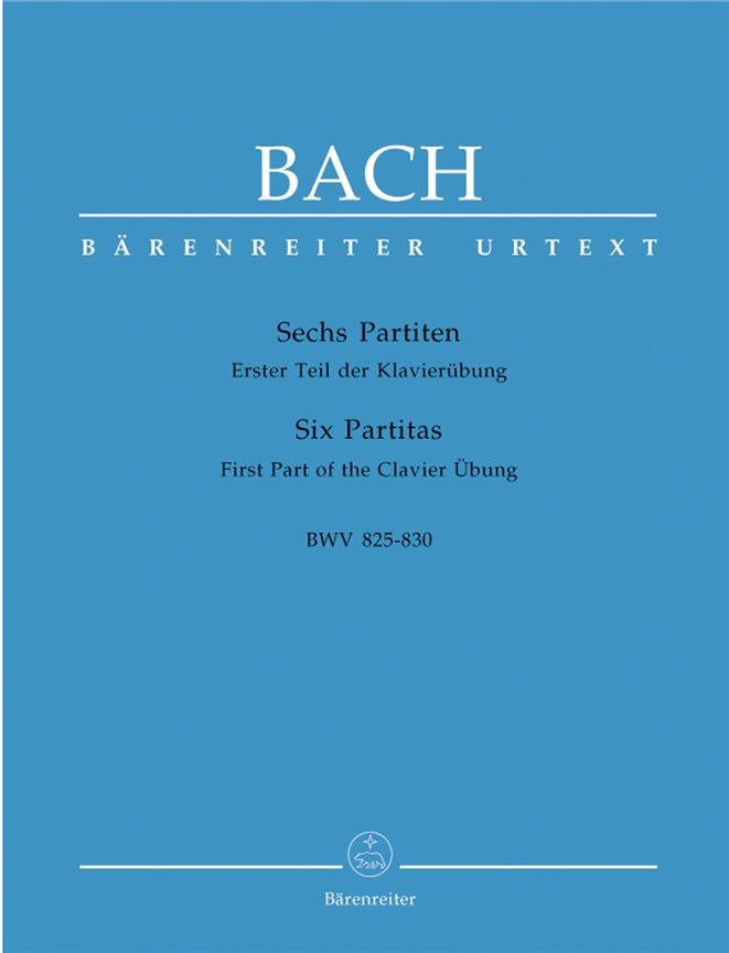 Six Partitas Urtext Bwv 825-830 - pro klavír