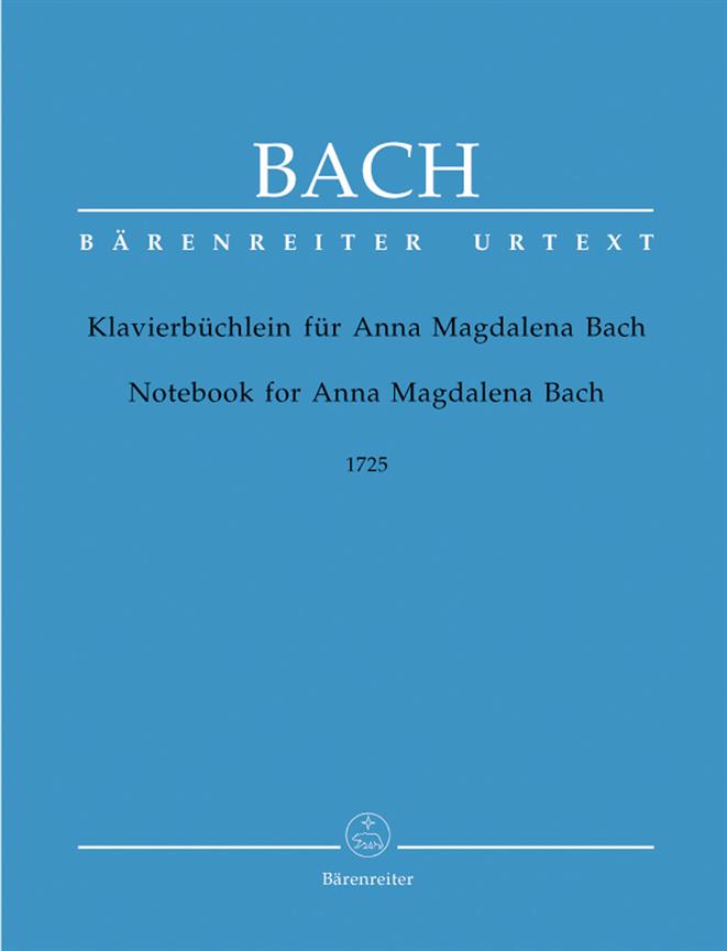 Notebook for Anna Magdalena Bach  - 1725 - pro klavír