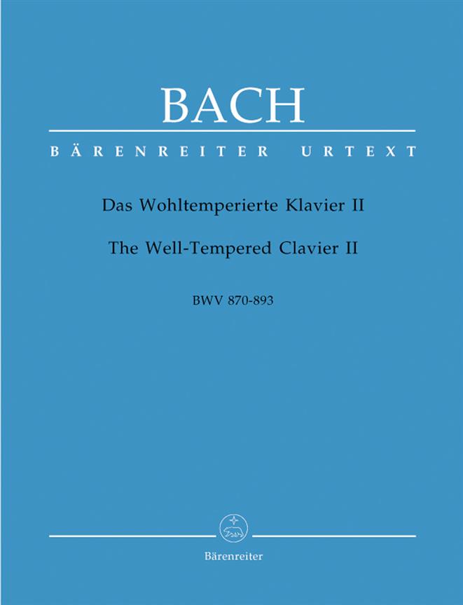 The Well-Tempered Clavier II - BWV 870-893
