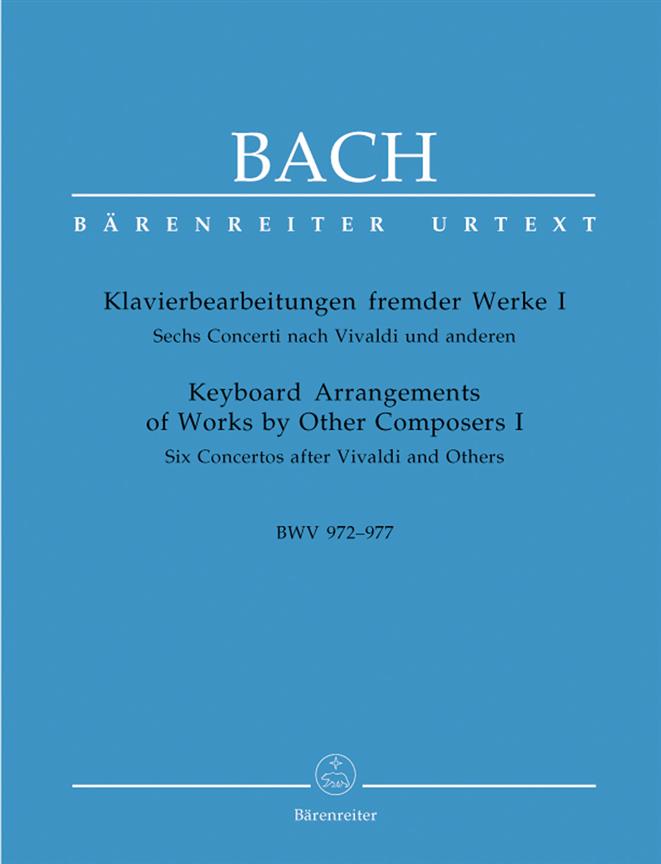 Keyboard Arrangements of Works by Other Composers - Six Concertos after Vivaldi and Others - pro klavír