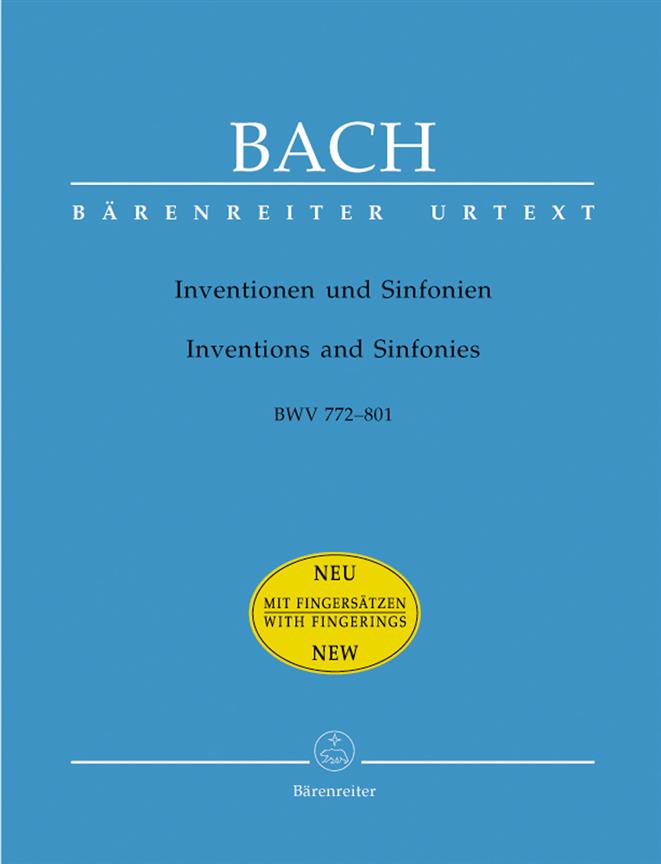 Inventions & Sinfonias - BWV772-801 noty pro klavír