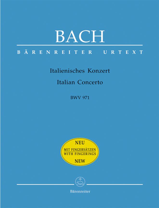 Italian Concerto BWV 971 With Fingering - pro klavír