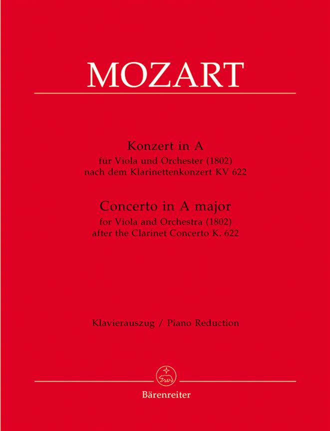Concerto for Viola and Orchestra A major - for Viola and Orchestra