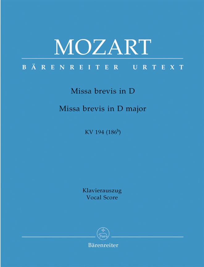 Missa Brevis In D K.194 - klasický zpěv a klavír