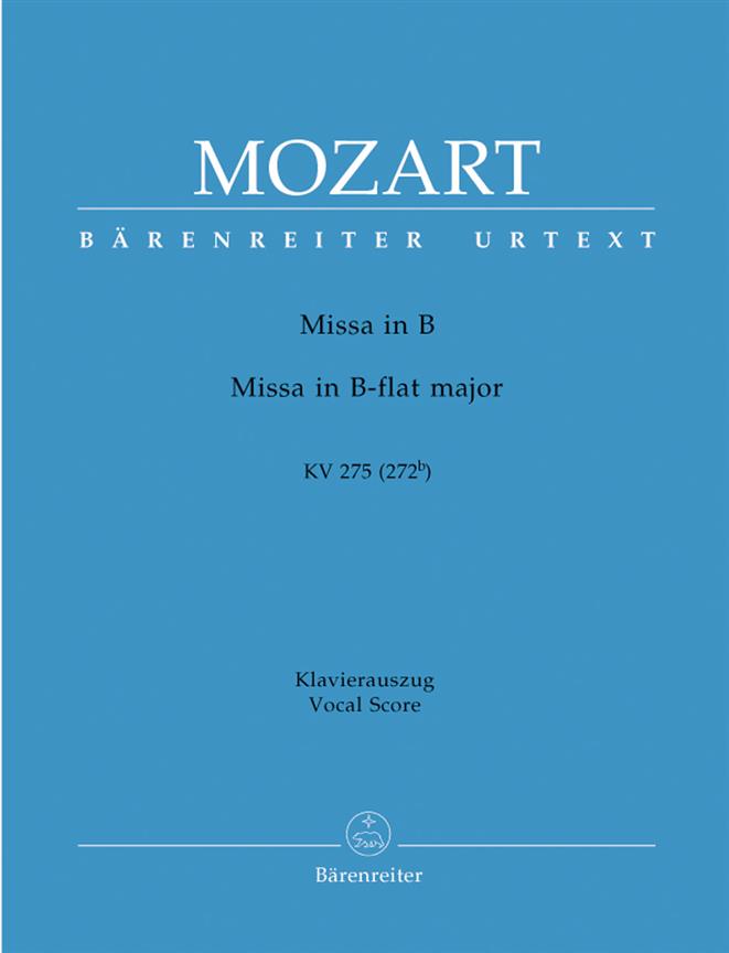 Missa Brevis In B Flat K. 275 - klasický zpěv a klavír