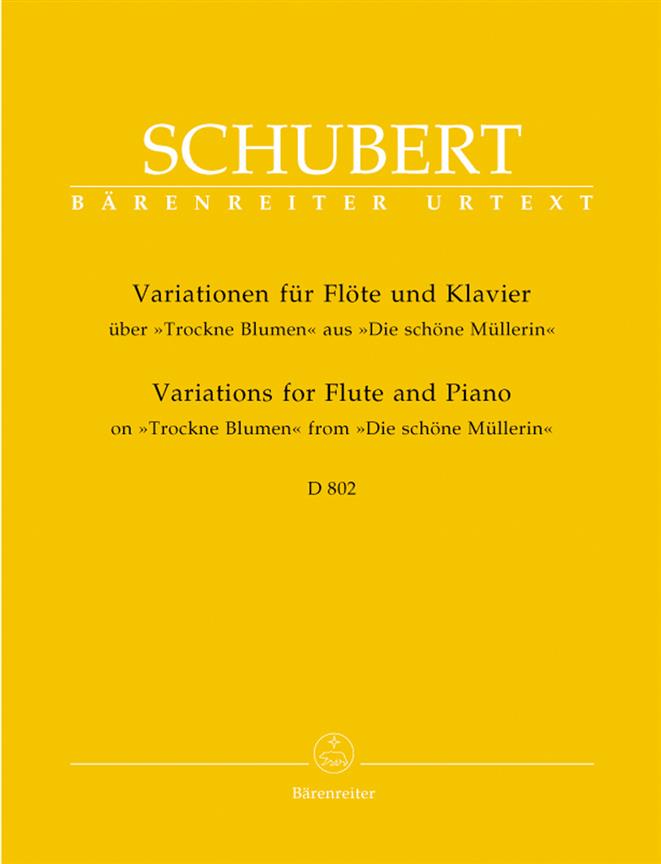 Variations For Flute & Piano On 'Trockne Blumen' - příčná flétna a klavír
