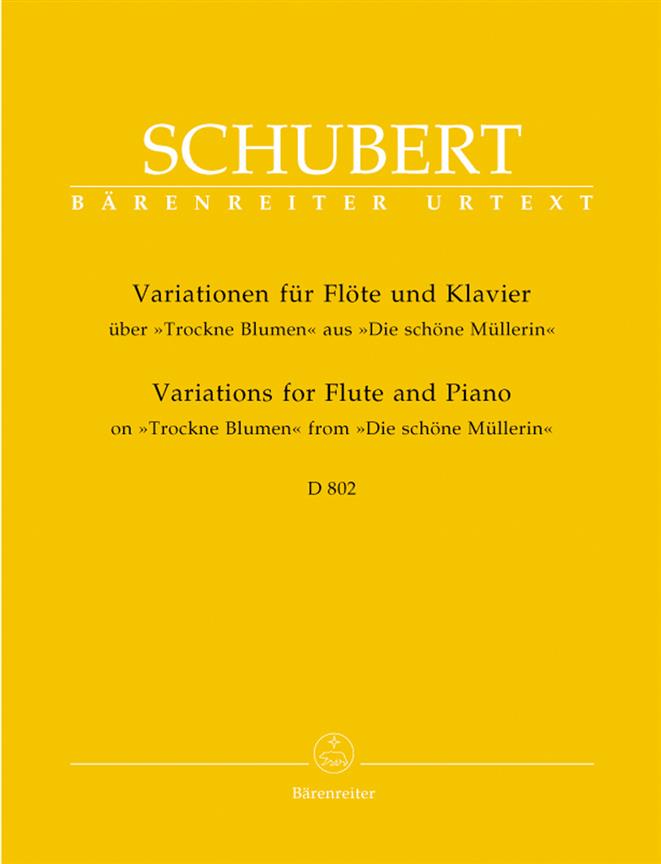 Variations For Flute & Piano On 'Trockne Blumen' - příčná flétna a klavír
