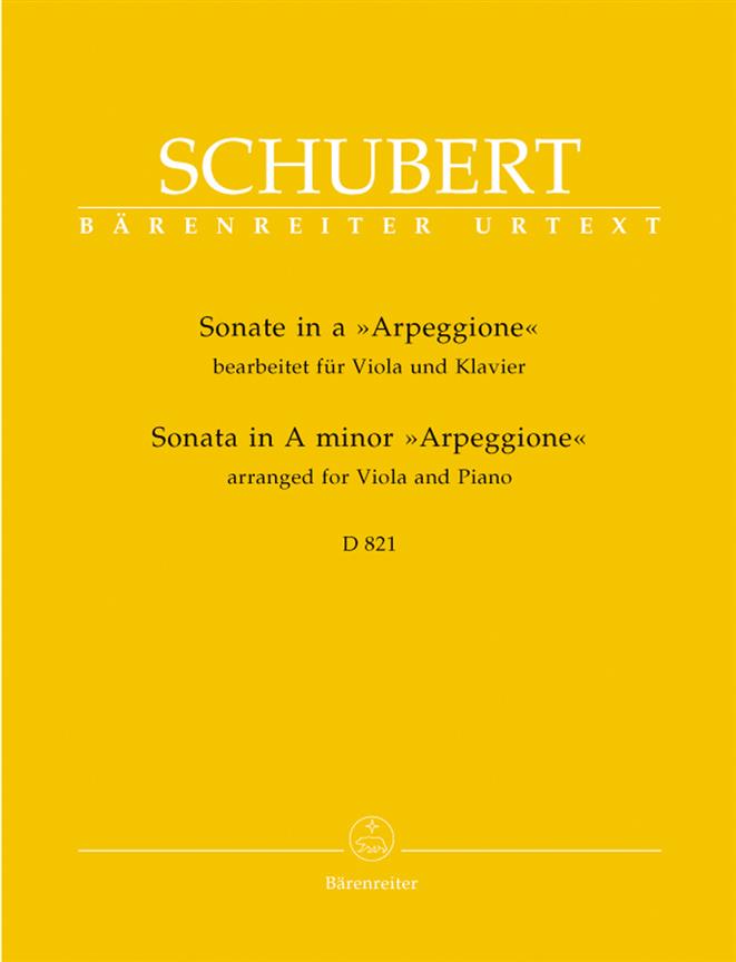Arpeggione Sonata Viola & Piano - for Viola and Piano - viola a klavír
