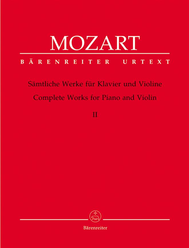 Complete Works For Violin And Piano - Volume 2 - Viennese Sonatas 1781-1788 with fragments and variations noty pro housle a klavír