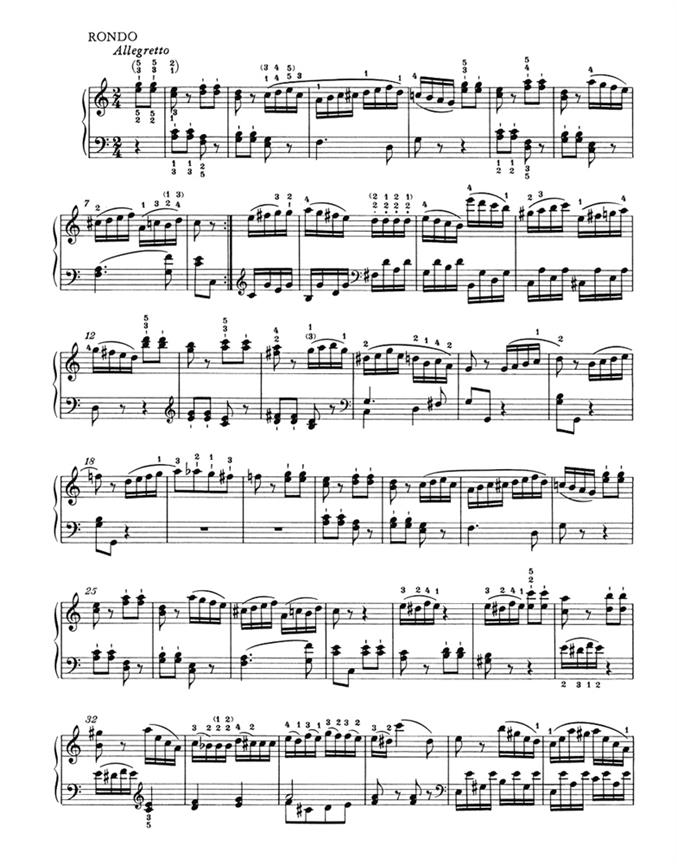 Sonate In C-Dur 'Facile' Für Klavier - pro klavír