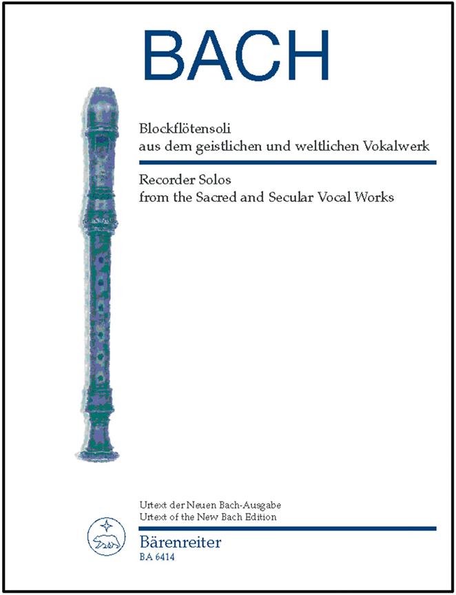 Recorder Solos - 16 pieces for 1-3 solo recorders with the vocal parts included - na zobcovou flétnu