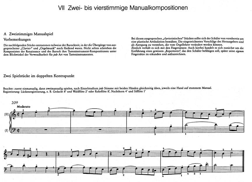 Orgelschule, Band 2 - Eine methodische Anleitung für Anfänger und Fortgeschrittene