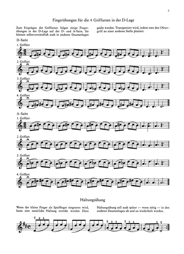 Einfuhrung in die Daumenlage - 100 kleine Übungen für Violoncello - noty na violoncello