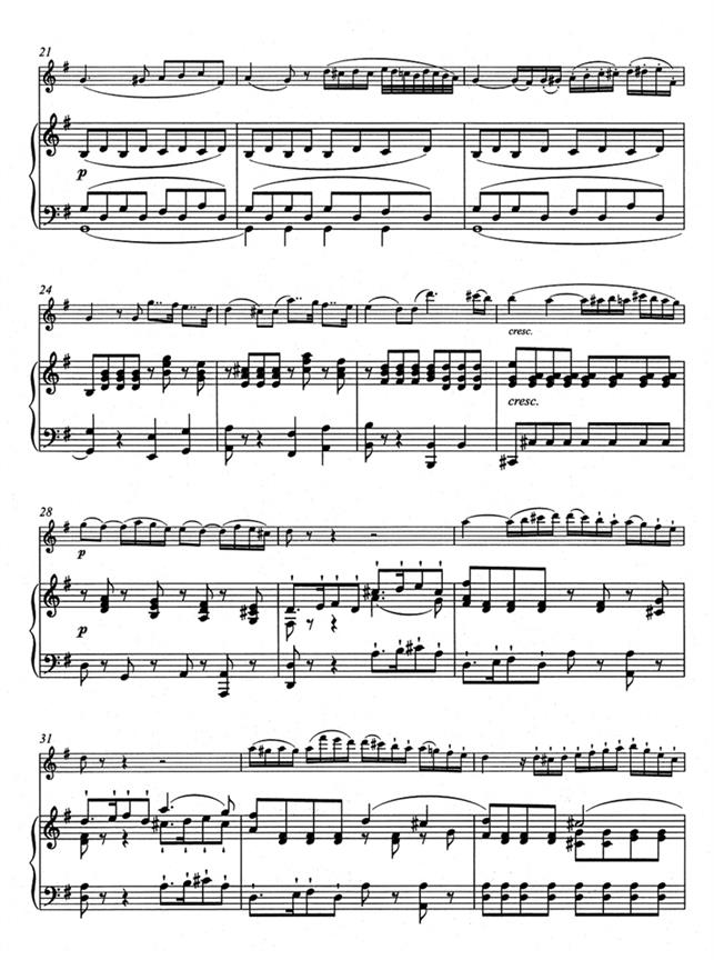 Romances In F And G For Violin And Orchestra - housle a klavír