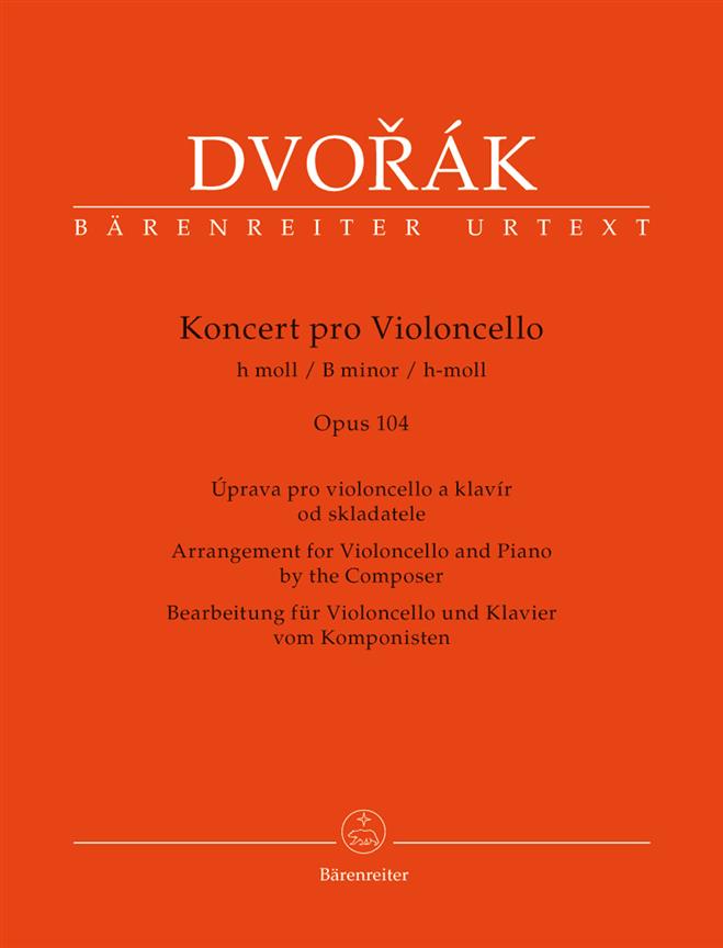 Cello Concerto In B Minor Op.104 (Cello & Piano) - violoncello a klavír