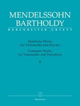 Cello Works Complete Volume 2 - For Violoncello and Pianoforte - violoncello a klavír