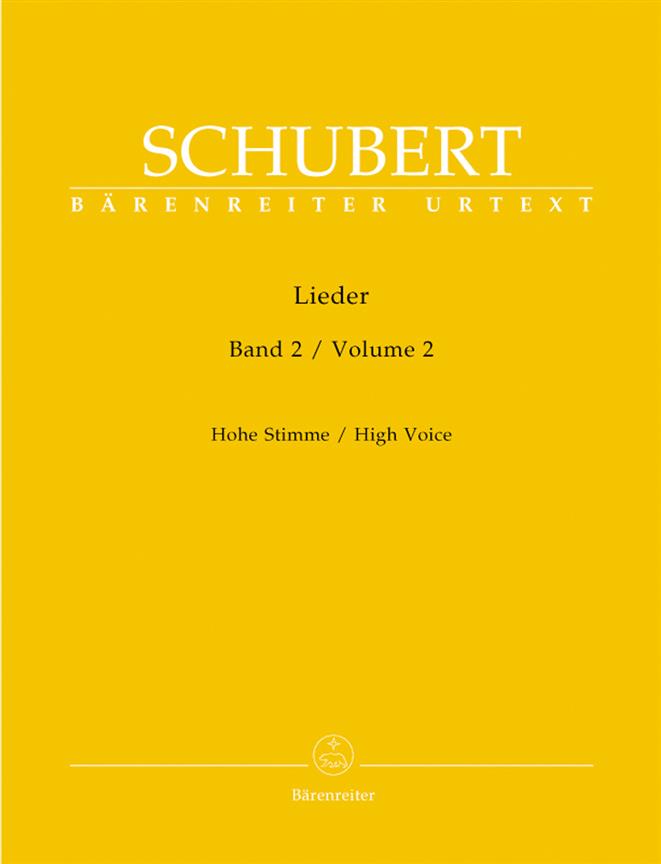 Lieder Band 2 - High Voice - Hohe Stimme / High Voice - zpěv a klavír
