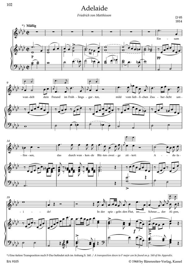 Lieder - Volume 5 - Hohe Stimme / High Voice - zpěv a klavír