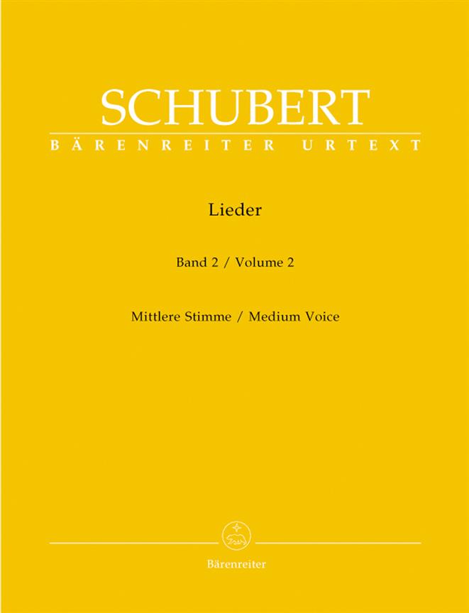 Lieder Band 2 - Medium Voice - Mittlere Stimme / Medium Voice - zpěv a klavír