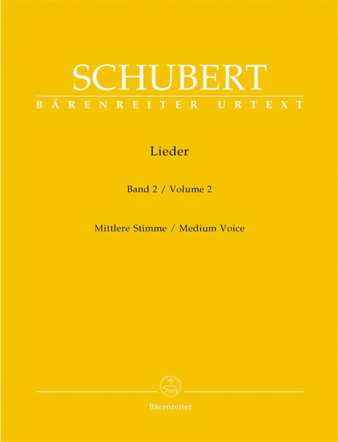 Lieder Band 2 - Medium Voice - Mittlere Stimme / Medium Voice - zpěv a klavír