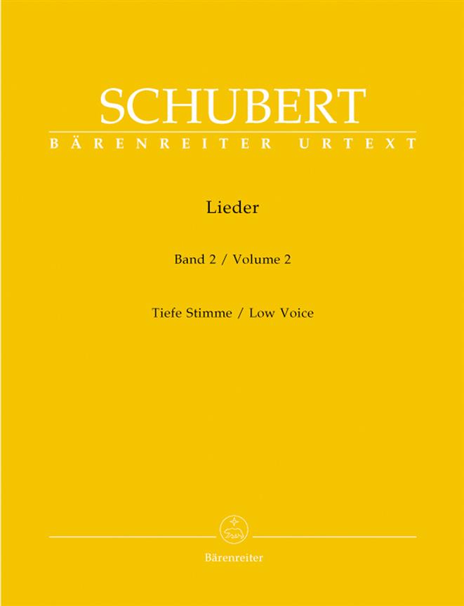 Lieder Band 2 - Low Voice - Tiefe Stimme / Low Voice - zpěv a klavír