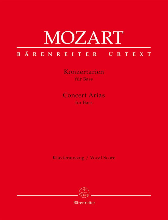 Concert Arias For Bass Voice And Piano - zpěv a klavír