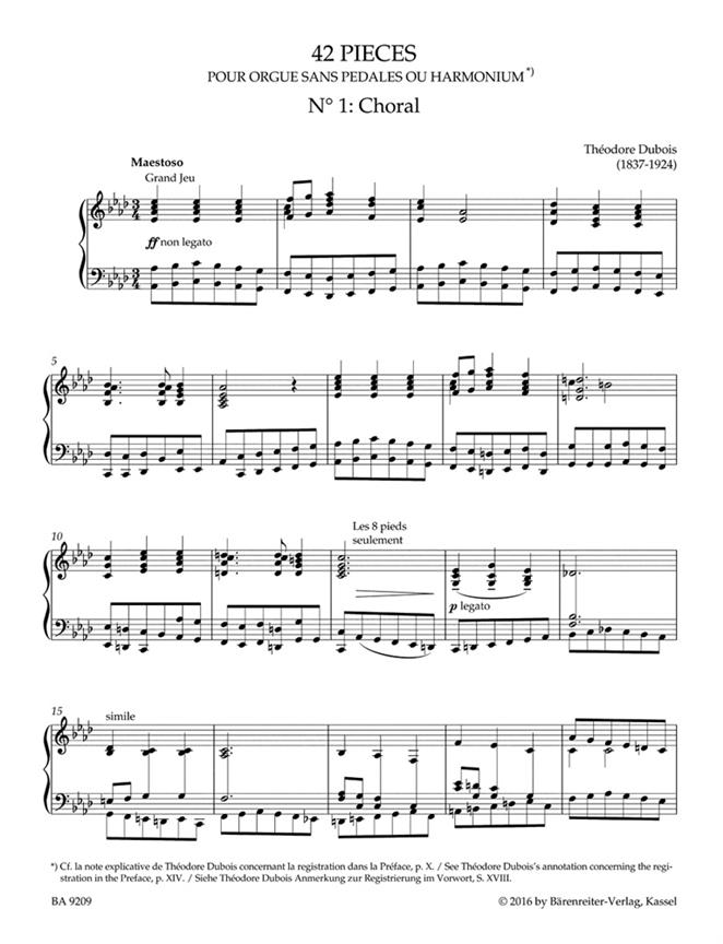 Complete Organ Works, Volume 6 - Pieces for Organ without pedal - noty na varhany